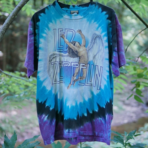 1975 Led Zeppelin Tiedye Vintage Shirt